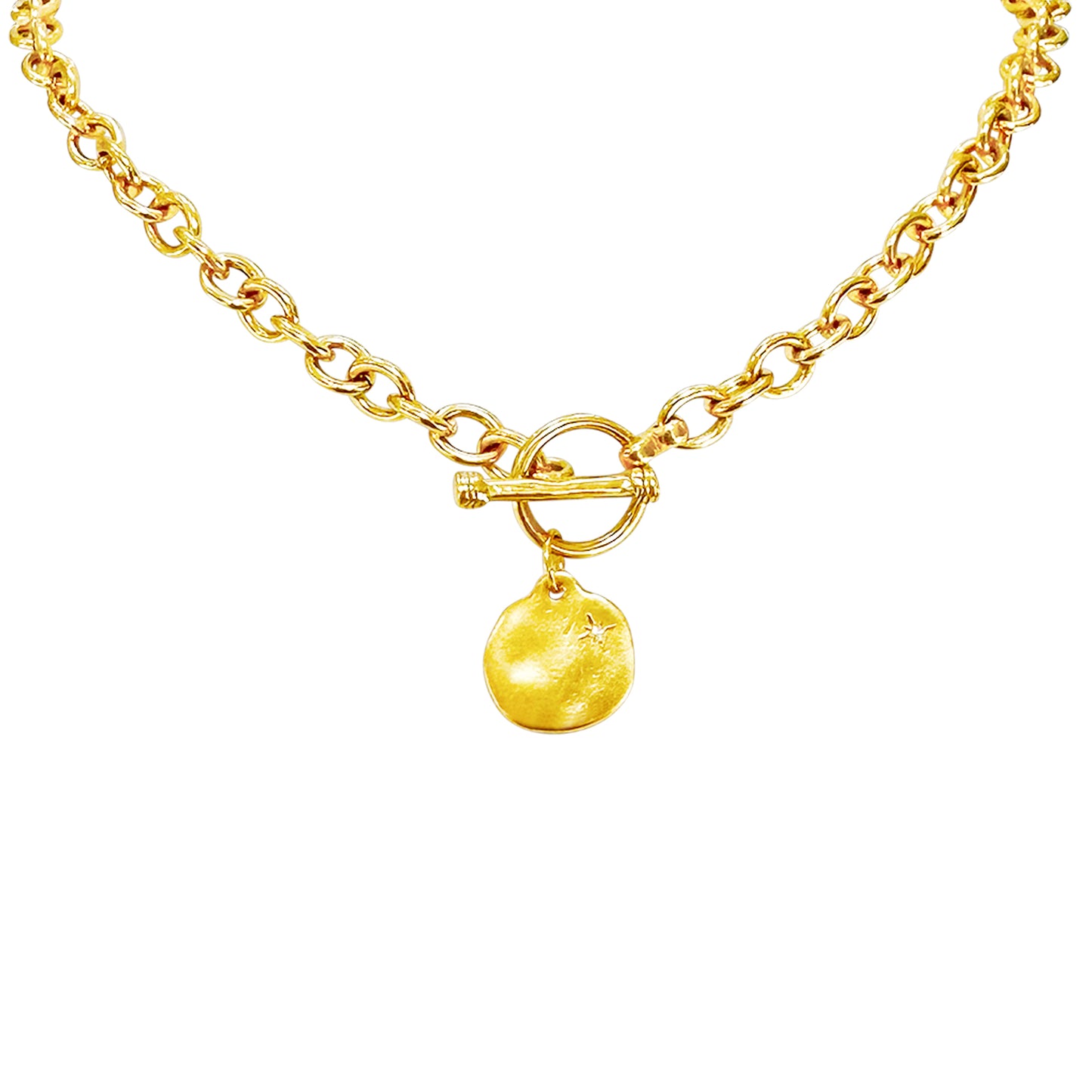 Toggle Me Up Gold Toggle Necklace Chain
