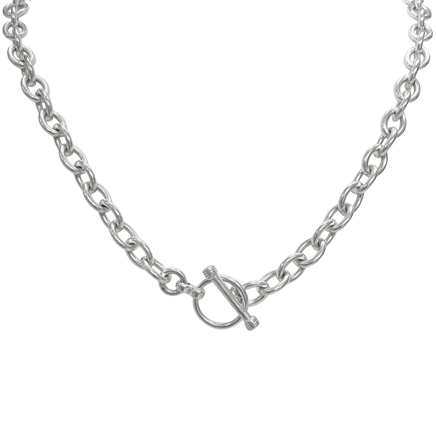 Toggle Me Up Sterling Silver Toggle Necklace Chain